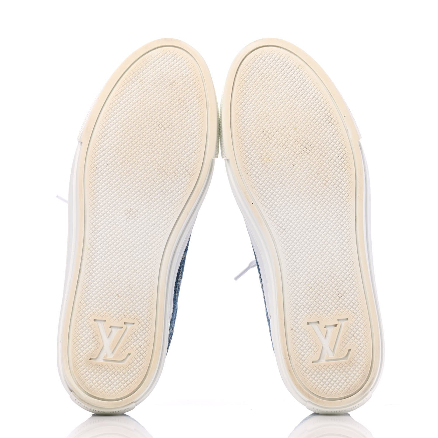 Louis Vuitton Denim Monogram Stellar Sneakers 37.5 Bleu Jeans Blue 5 of 16
