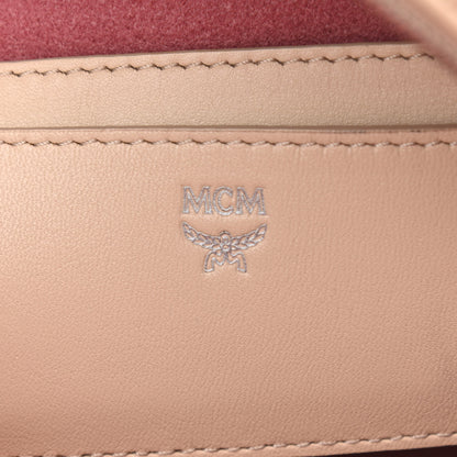 MCM Lambskin Star Eyed Bunny Mini Backpack Natural 9 of 13