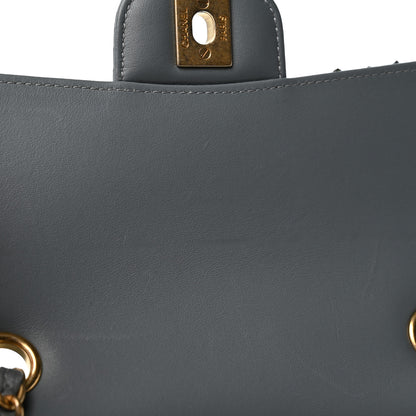 Chanel Snakeskin Mini Rectangular Flap Grey 10 of 11