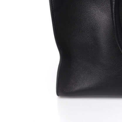 Saint Laurent Calfskin Baby Monogram Cabas Black 11 of 12