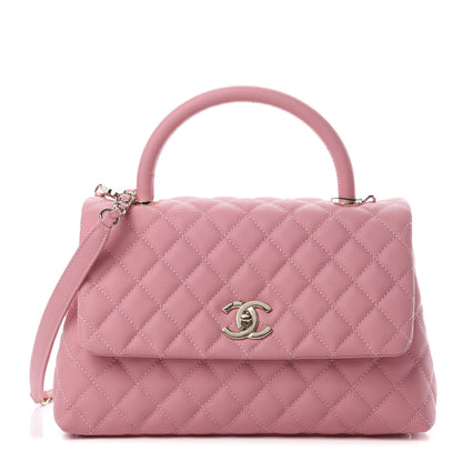 Chanel Caviar Quilted Small Coco Handle Flap Light Pink 1 of 9
