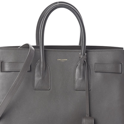 Saint Laurent Calfskin Small Sac De Jour Fog 7 of 9