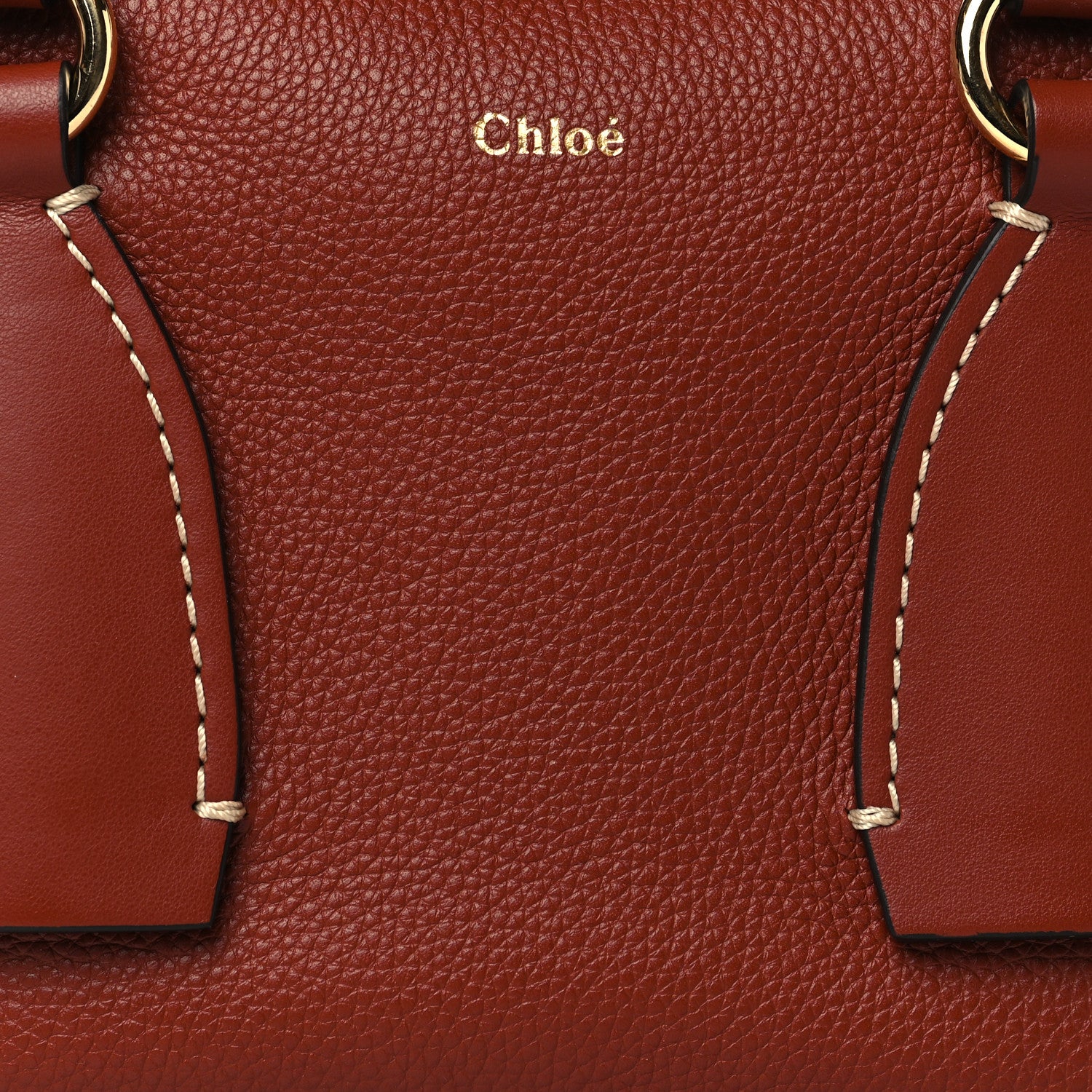 Chloe Calfskin Small Daria Sepia Brown 7 of 9