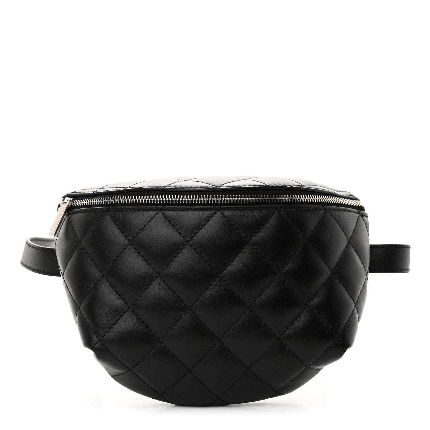 Chanel Calfskin Quilted Waist Belt Bag Black 1 of 10