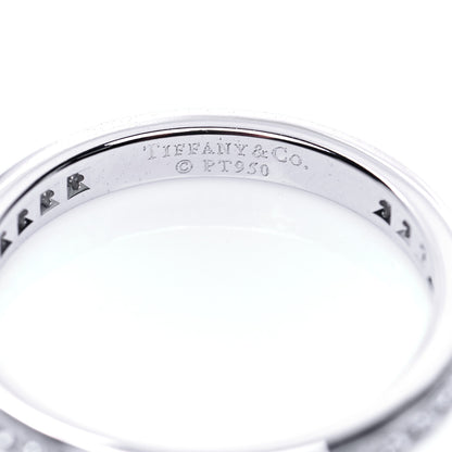 Tiffany Platinum Diamond 2mm Full Circle Wedding Band Ring 49 4.75 5 of 5