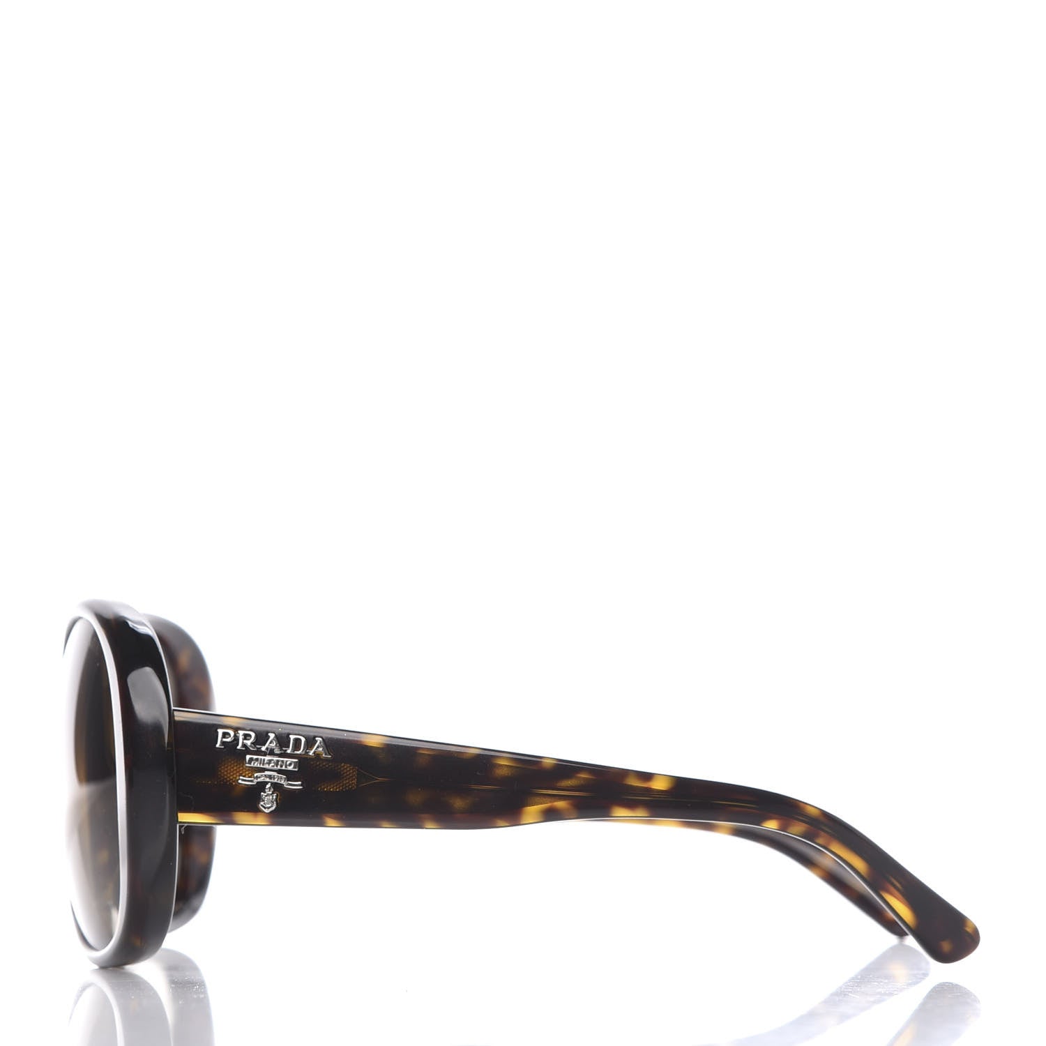 Prada Polarized Sunglasses SPR 03M Havana Brown 2 of 8