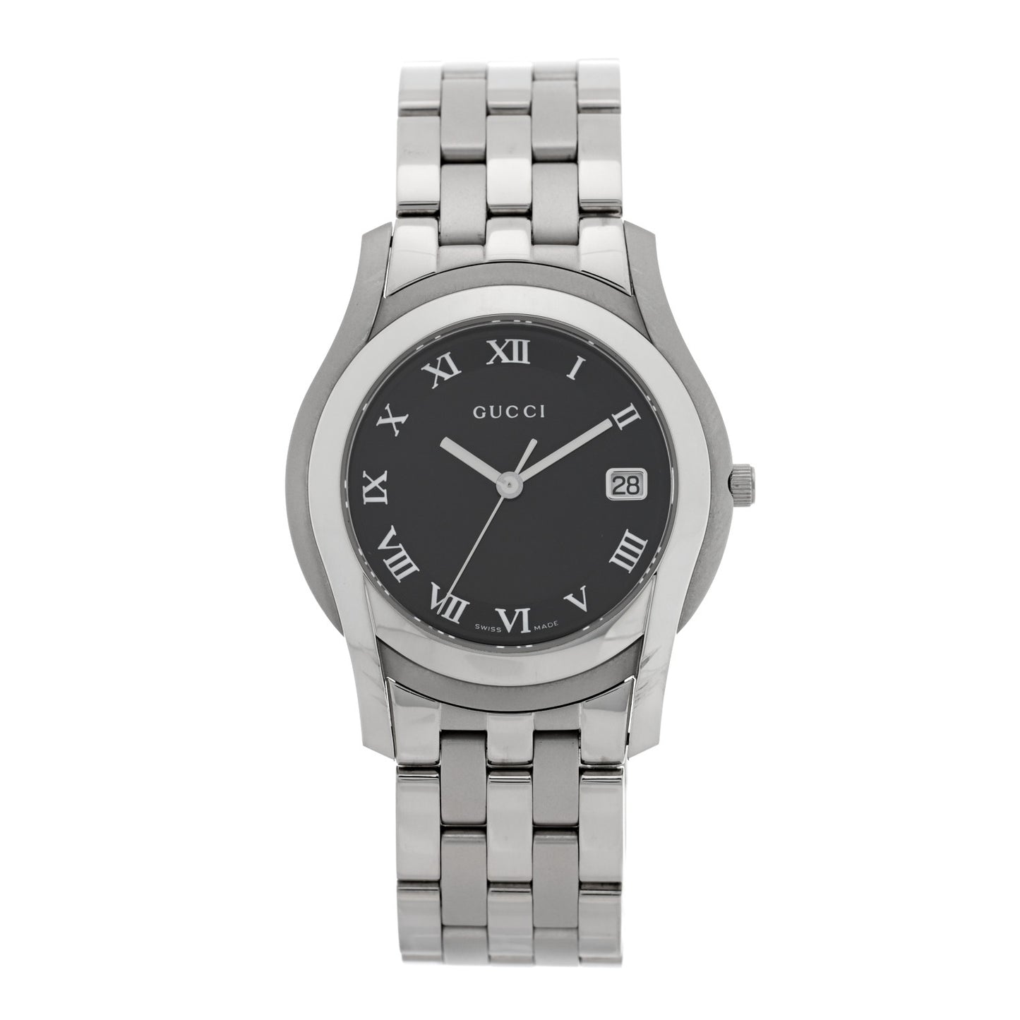 Stainless Steel 35mm 5500M Quartz Watch Black