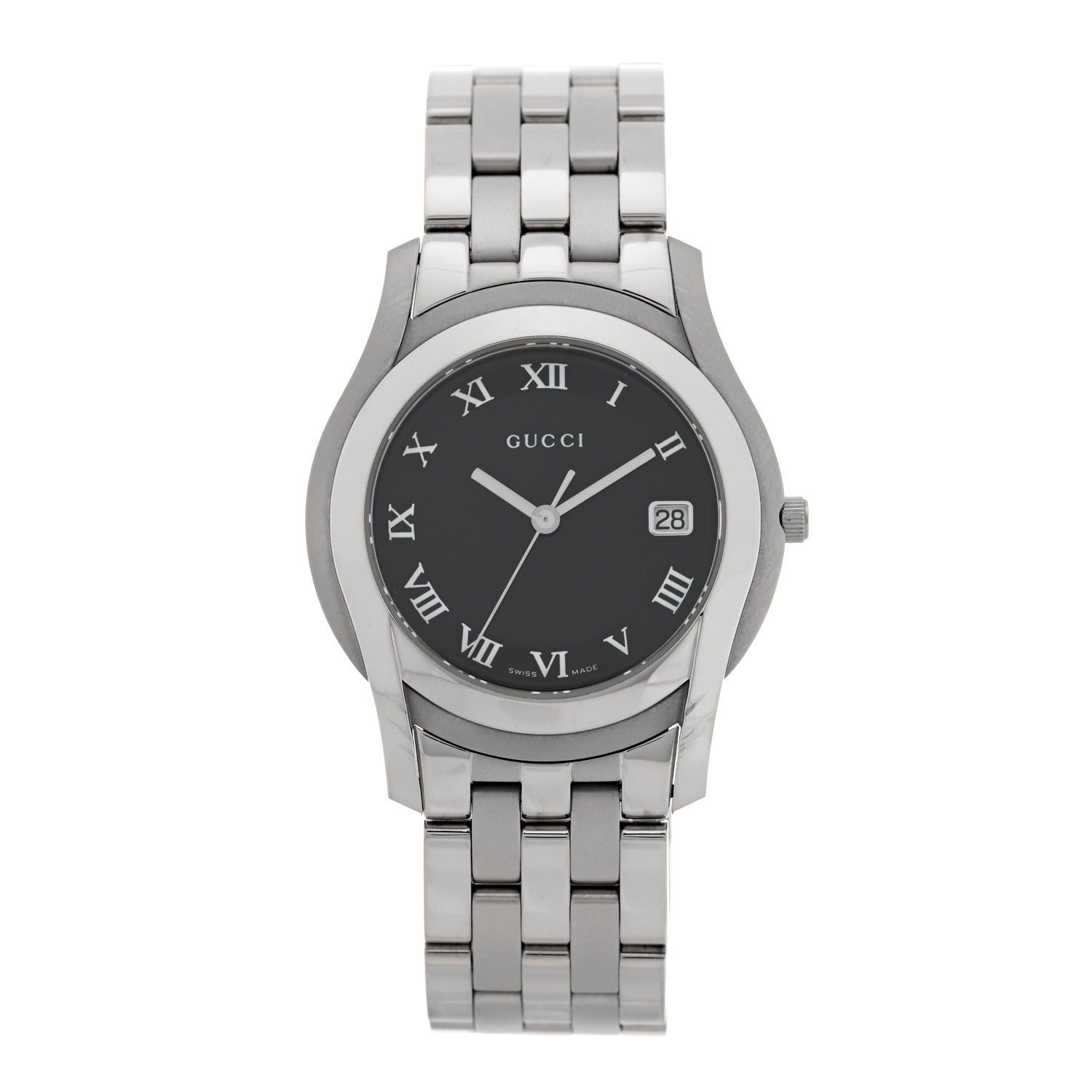 Gucci Stainless Steel 35mm 5500M Quartz Watch Black 1 of 4