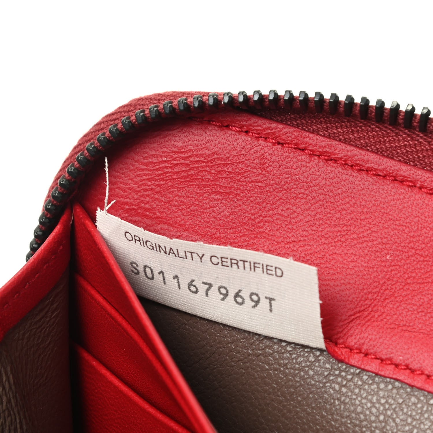 Bottega Veneta Nappa Intrecciato Zip Around Wallet China Red 8 of 8