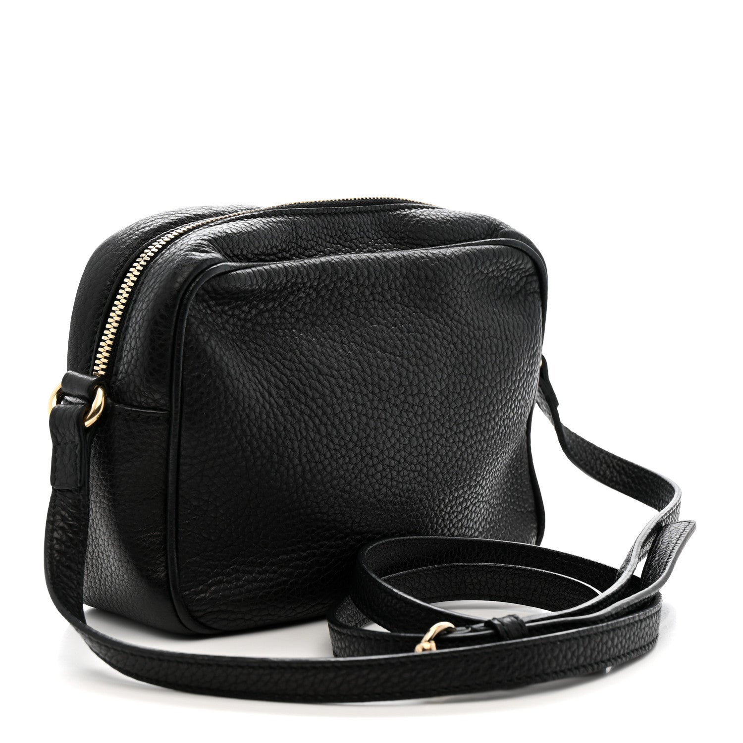 Gucci Pebbled Calfskin Small Soho Disco Bag Black 3 of 14