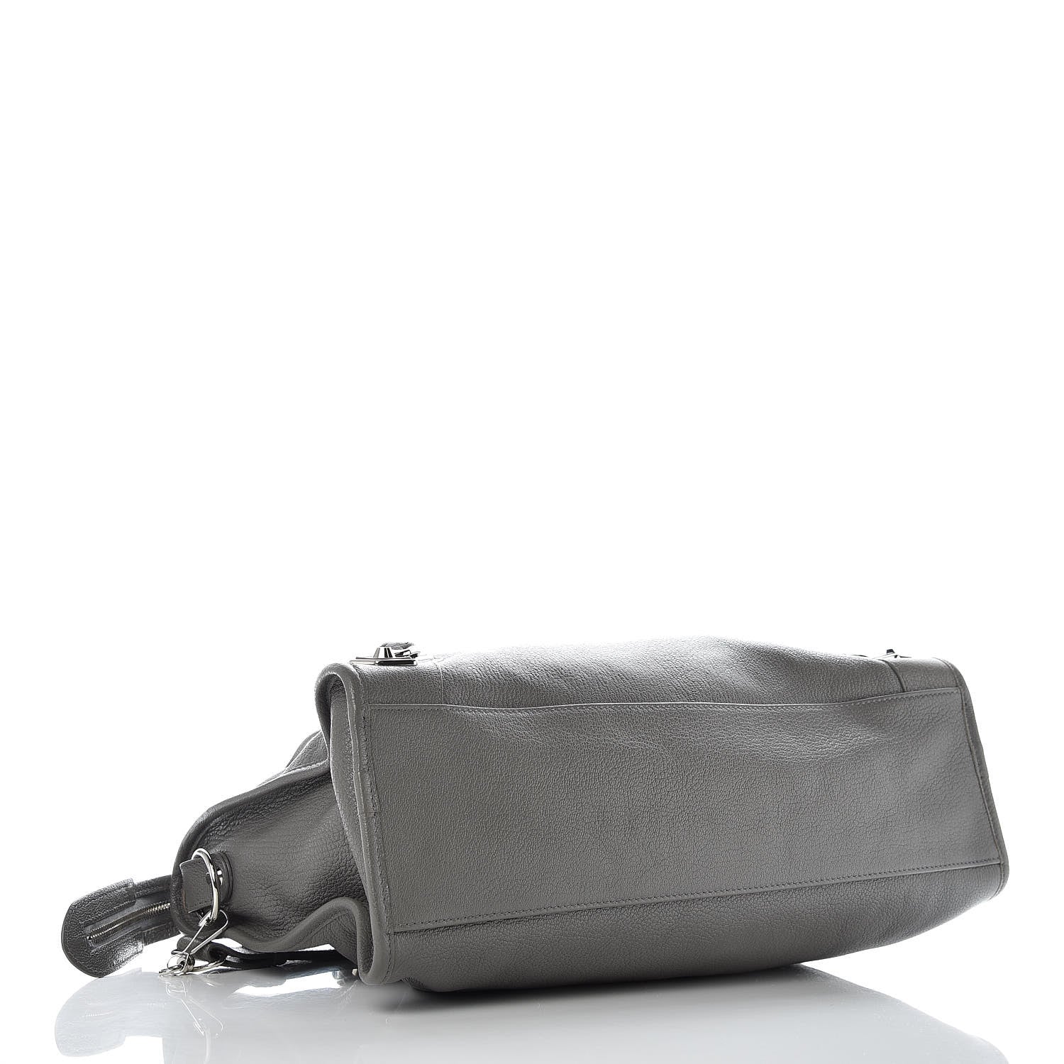 Balenciaga Chevre Silver Metallic Edge Hardware City Gris Acier 4 of 9