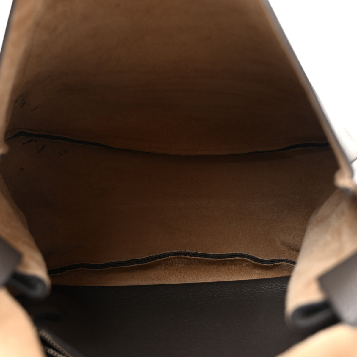 Calfskin Small Mail Bag Ash Grey