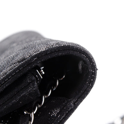Chanel Iridescent Caviar Crystal Quilted Wallet On Chain WOC Black 9 of 9