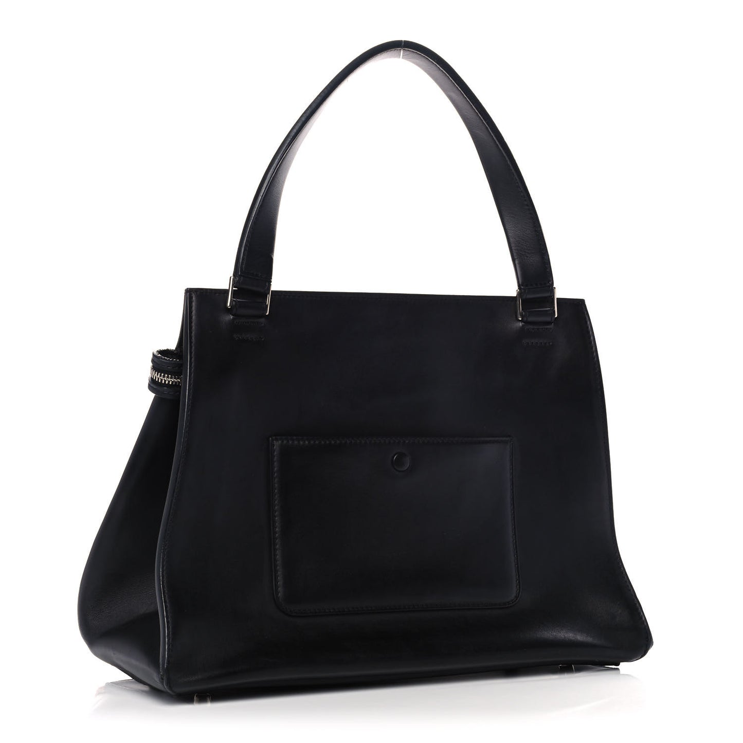 Pony Hair Calfskin Medium Edge Shoulder Bag Praline