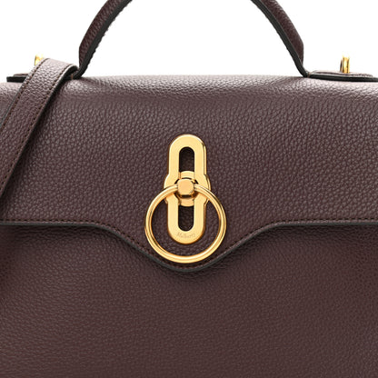 Mulberry Small Classic Grain Calfskin Mini Seaton Oxblood 7 of 9