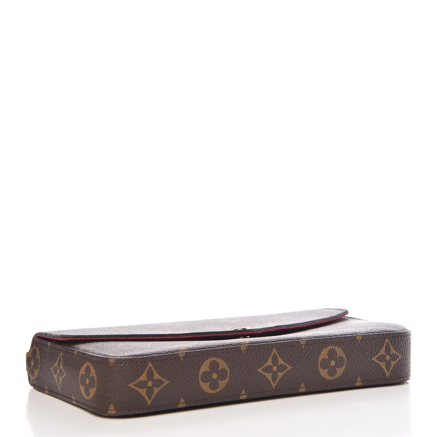 Monogram Pochette Felicie Chain Wallet Fuchsia