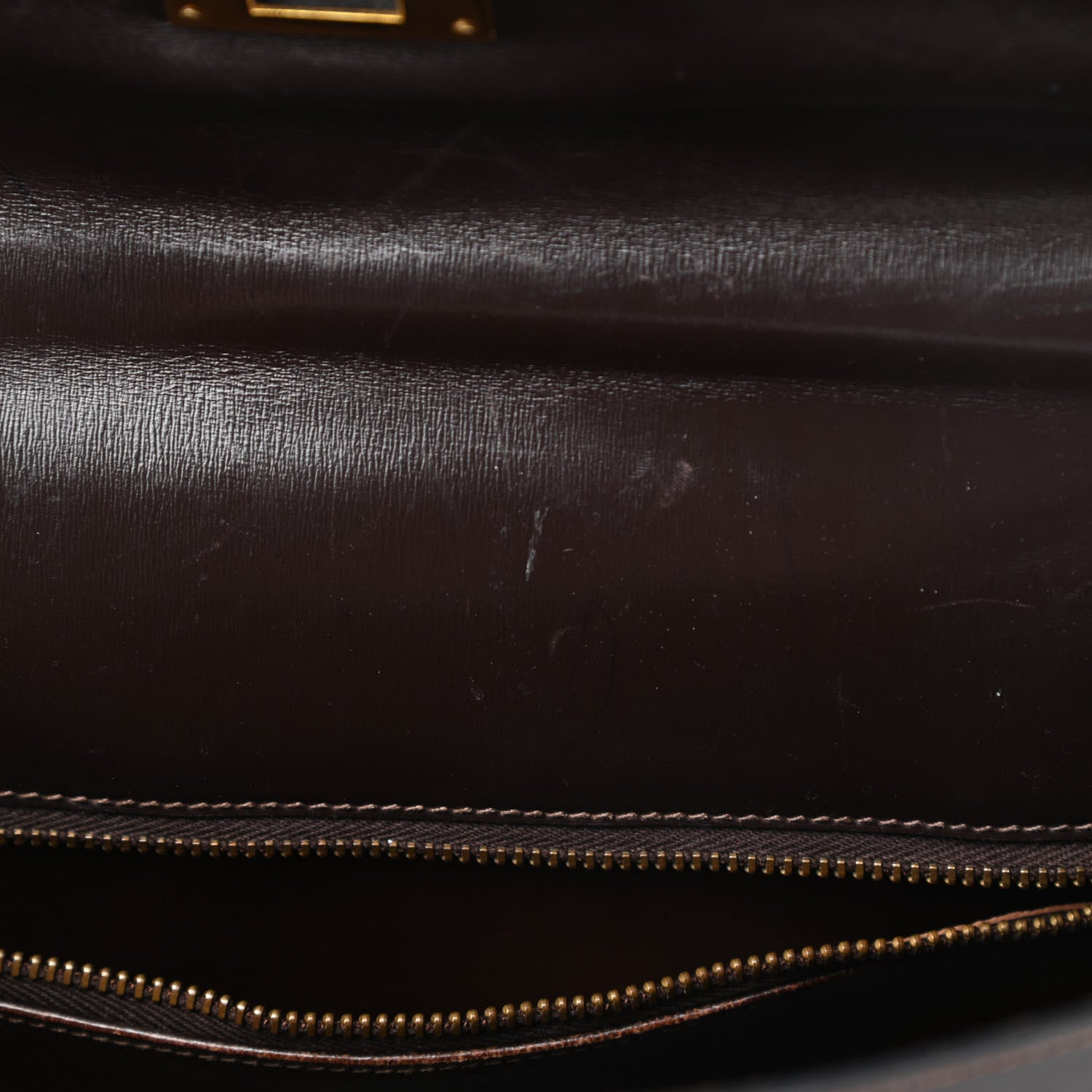Hermes Box Kelly Sellier 32 Chocolate 16 of 24