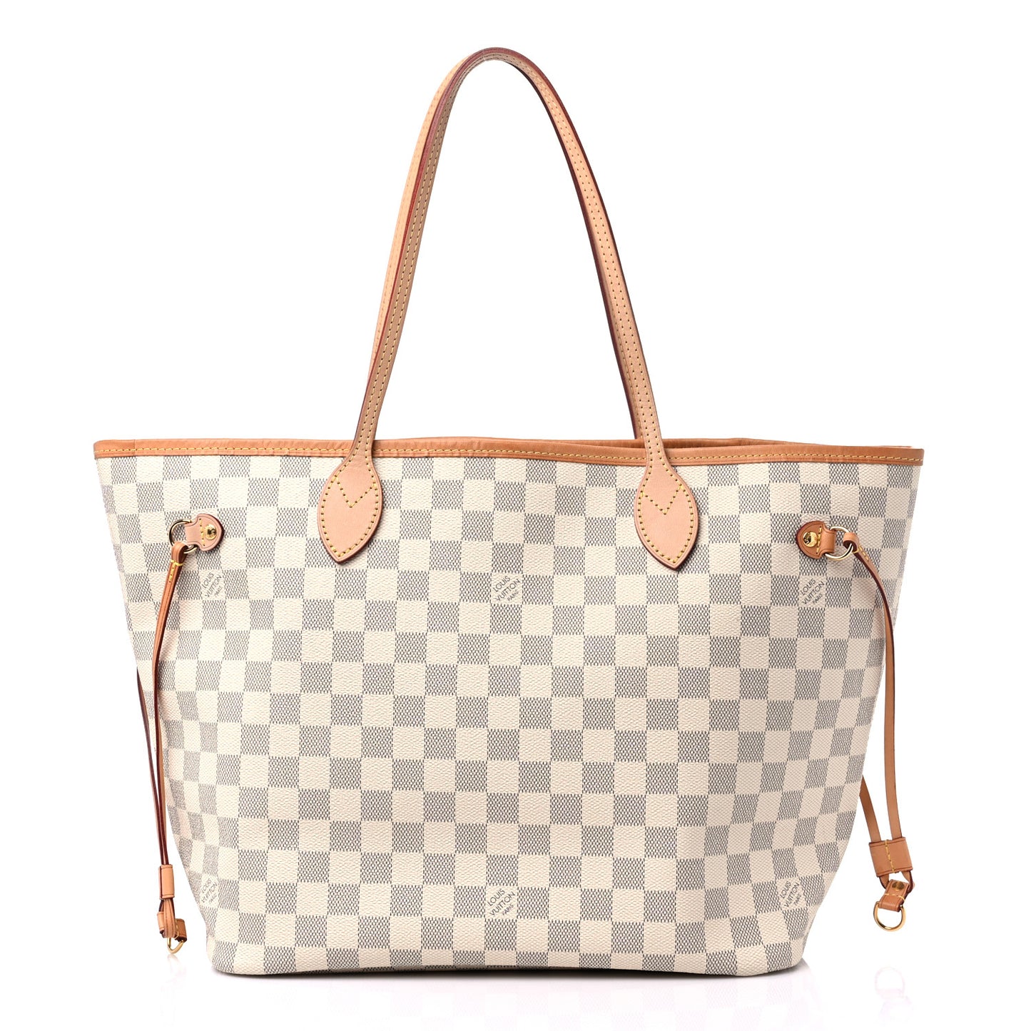 Damier Azur Neo Neverfull MM Rose Ballerine