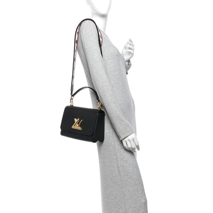 Louis Vuitton Epi Twist Top Handle Shoulder Bag MM Black 2 of 11