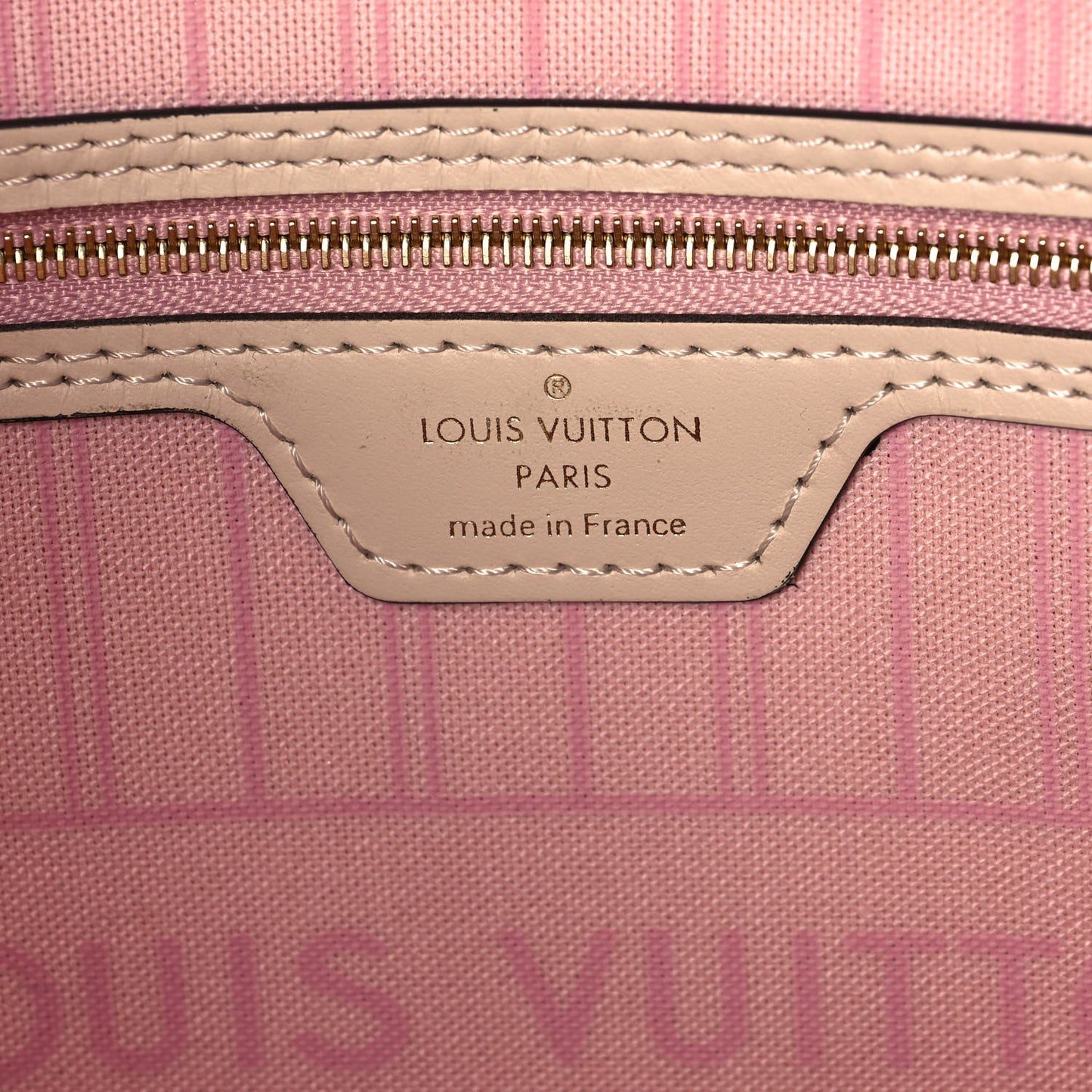 Damier Azur Braided Neverfull MM Pink