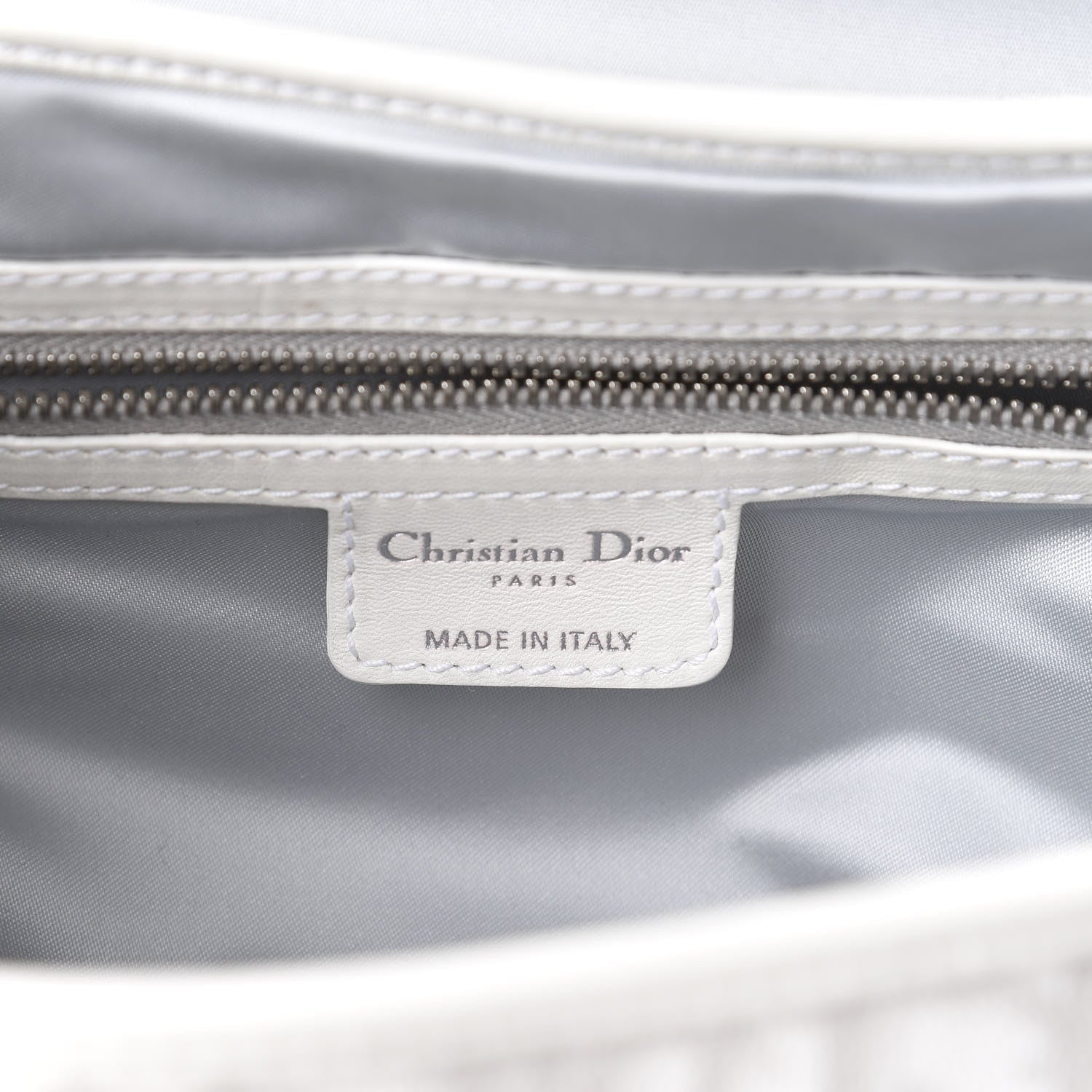 Christian Dior Monogram Romantique Trotter Bag Grey 9 of 10