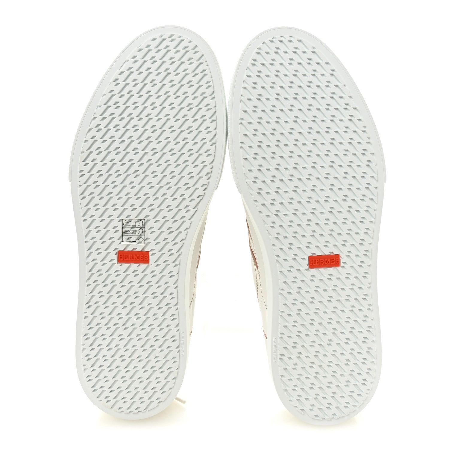 Hermes Calfskin Mens Keep Mule Sneakers 43 White Naturel 5 of 9