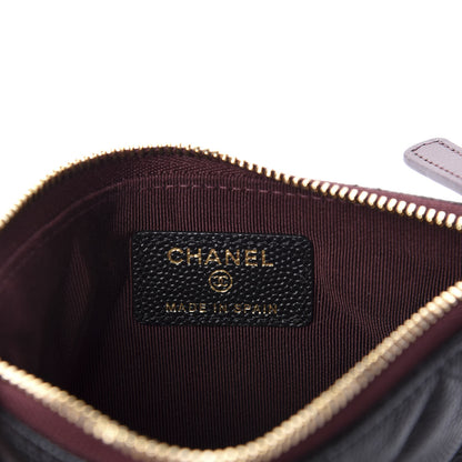 Chanel Caviar Quilted Small Cosmetic Case Black 8 of 10