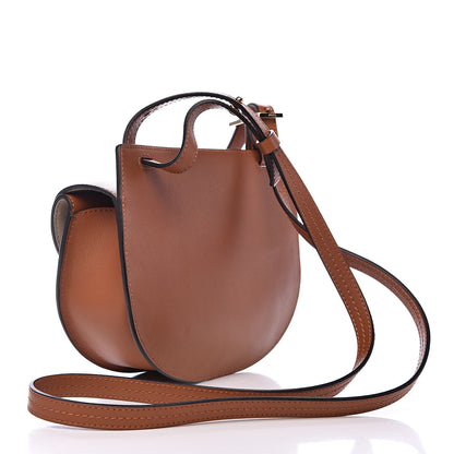 Chloe Calfskin Mini Georgia Crossbody Bag Caramel 3 of 10