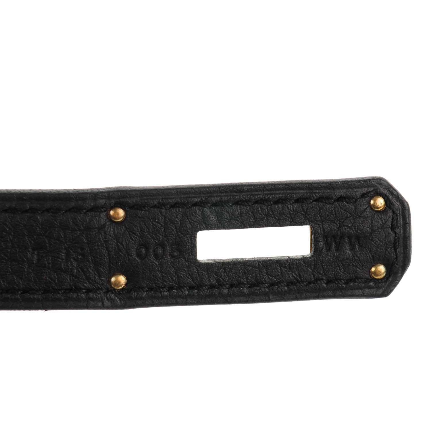 Hermes Togo Kelly Retourne 28 Black 9 of 23