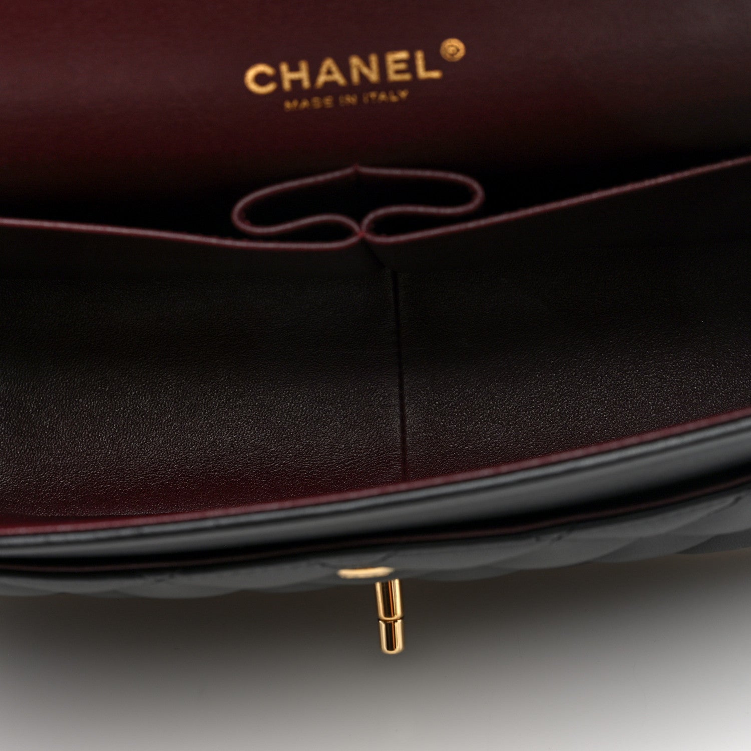 Chanel Lambskin Quilted Jumbo Double Flap Black 5 of 10