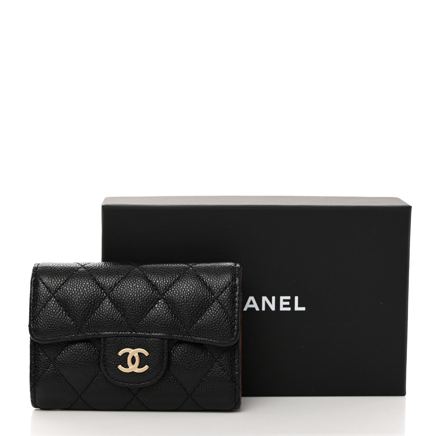 Chanel Caviar Quilted Classic 4 Key Holder Wallet Black 9 of 9