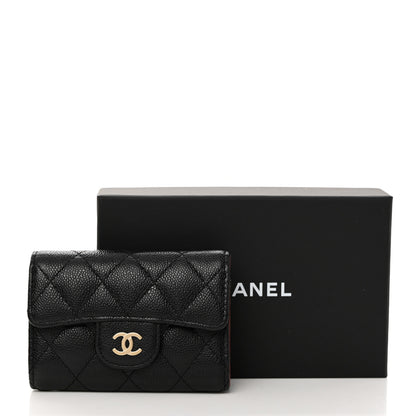 Chanel Caviar Quilted Classic 4 Key Holder Wallet Black 9 of 9