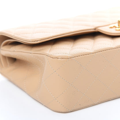Chanel Caviar Quilted Medium Double Flap Light Beige 8 of 11