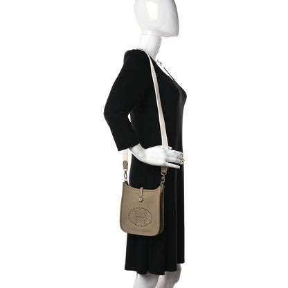 Hermes Taurillon Clemence Amazone Evelyne TPM Trench Craie 2 of 9