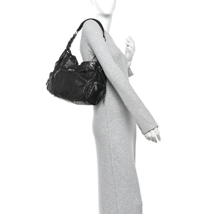 Prada Nappa Shopping Satchel Black 2 of 13