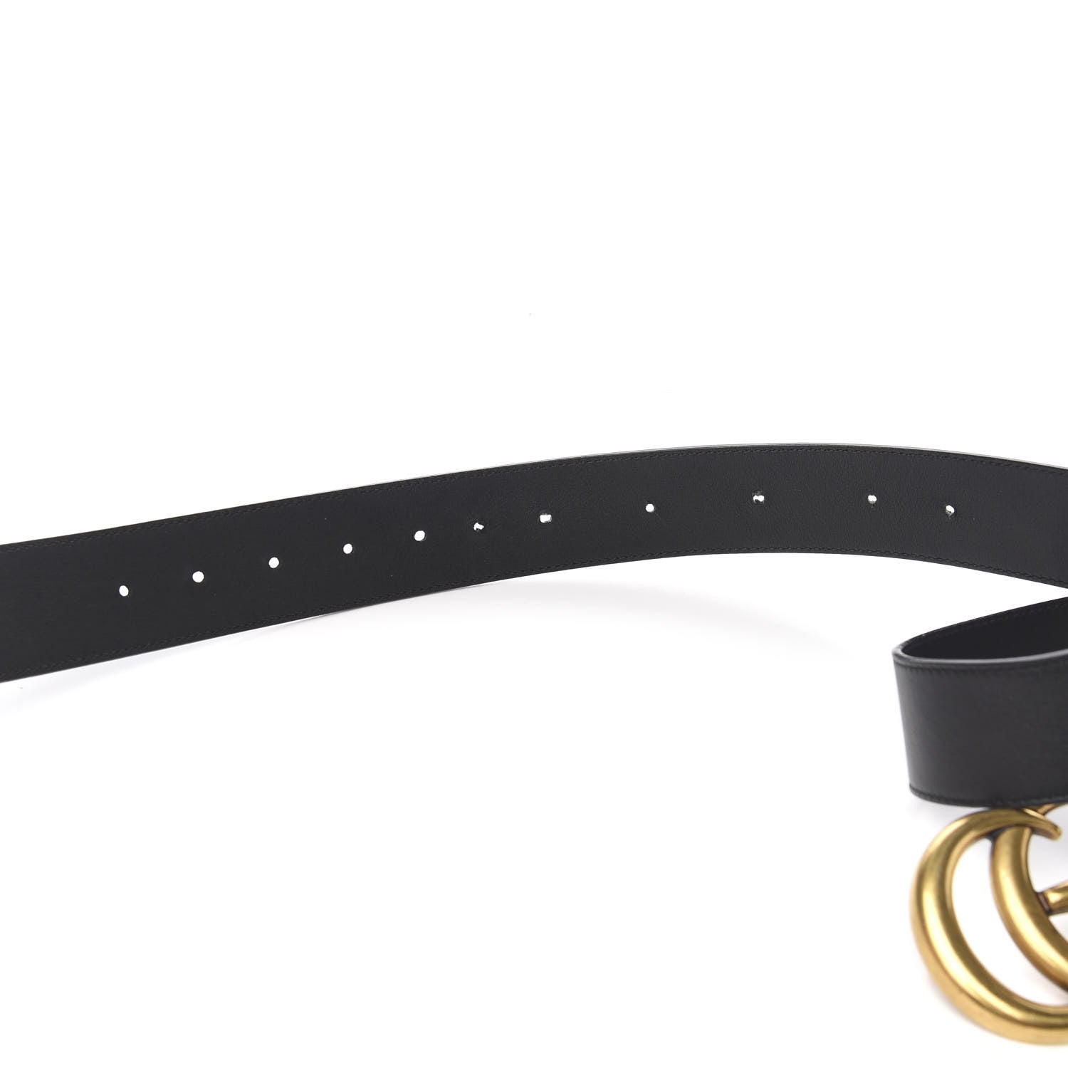 Gucci Calfskin Double G 40mm Belt 85 34 Black 4 of 5