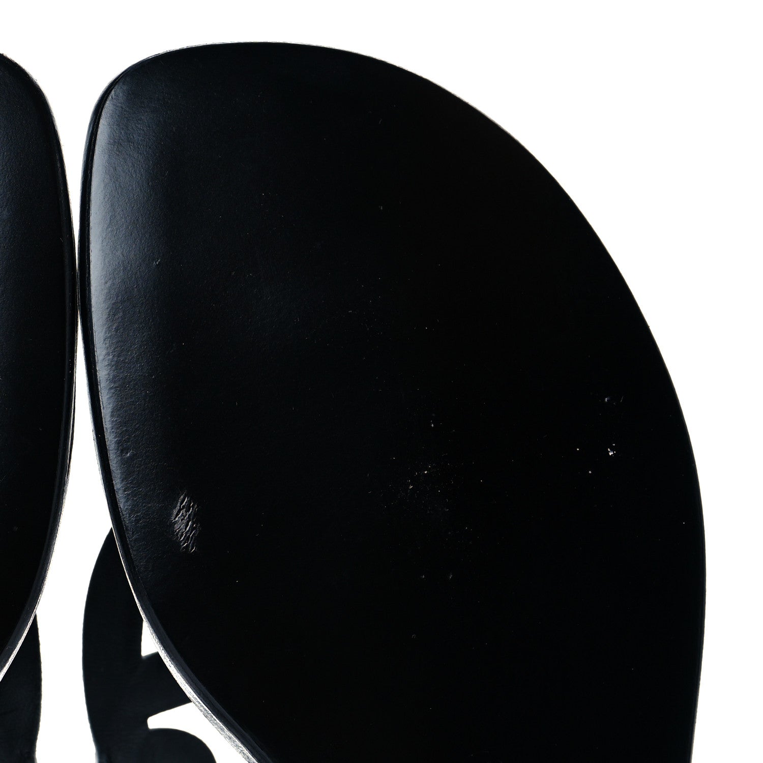 Hermes Metallic Suede Goatskin Beach Sandals 38 Silver 7 of 9