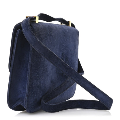 Hermes Veau Doblis Bonwit Teller Constance 23 Bleu Saphir 4 of 21
