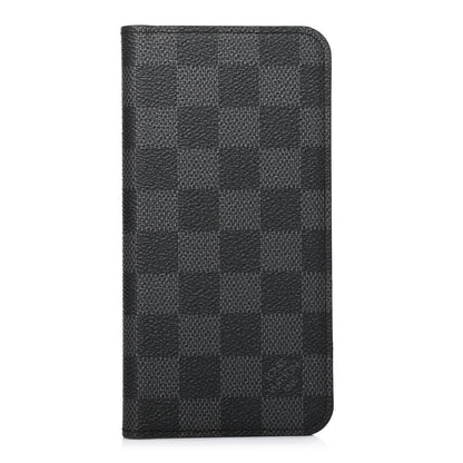 Louis Vuitton Damier Graphite iPhone XS Max Folio Case 1 of 4