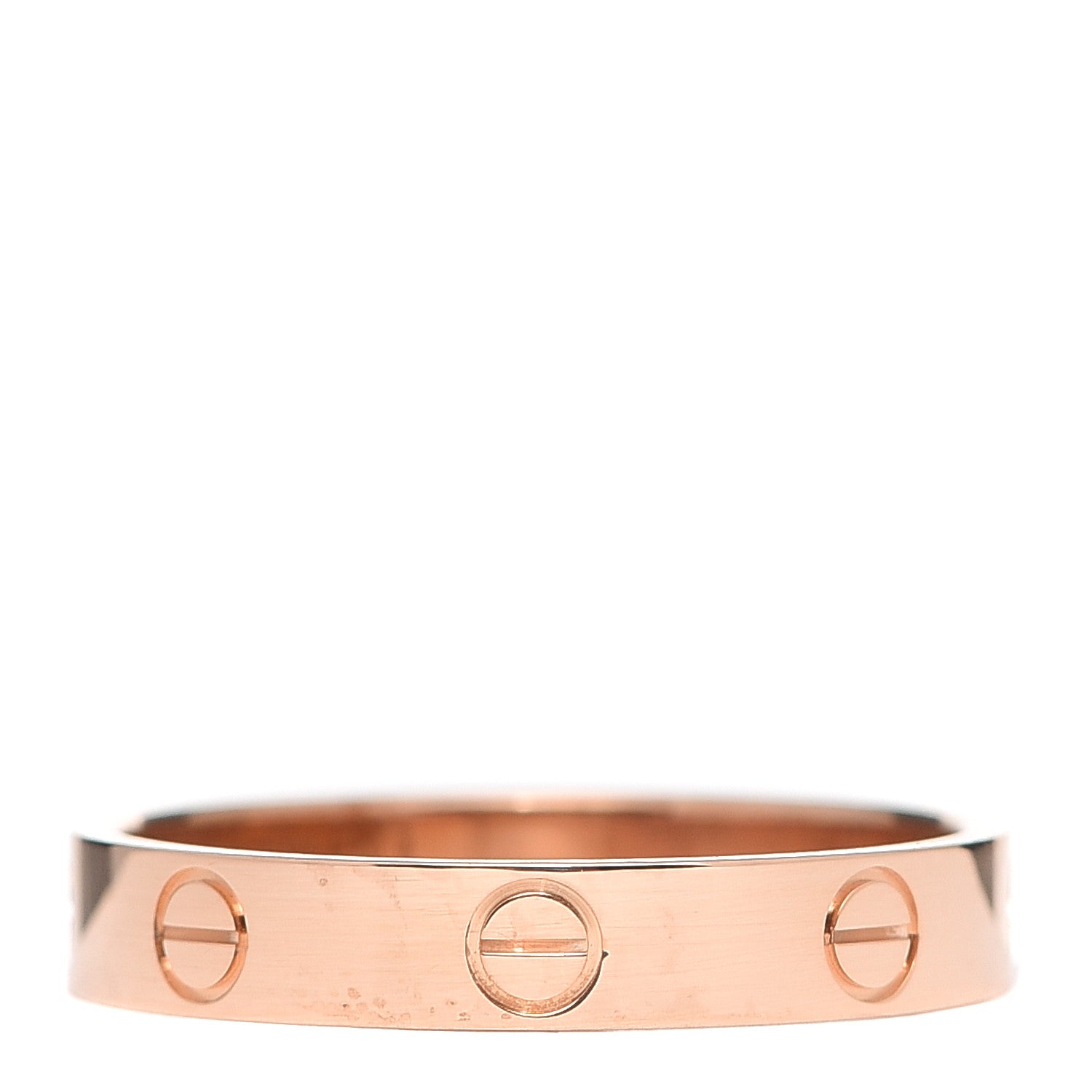 Cartier 18K Pink Gold 3.5mm LOVE Wedding Band Ring 57 8 3 of 6