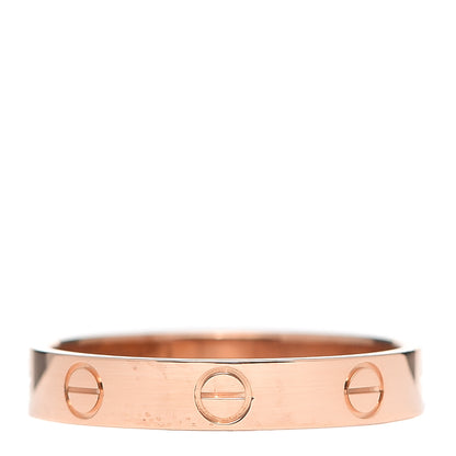 Cartier 18K Pink Gold 3.5mm LOVE Wedding Band Ring 57 8 3 of 6