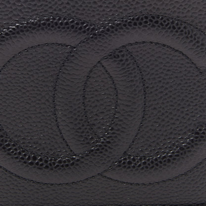 Chanel Caviar Cosmetic Vanity Bag Black 7 of 9