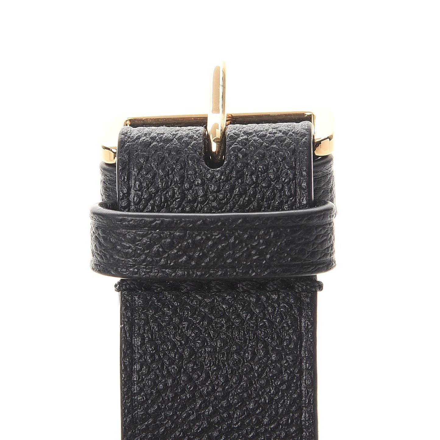 Calfskin Luggage Loop Black