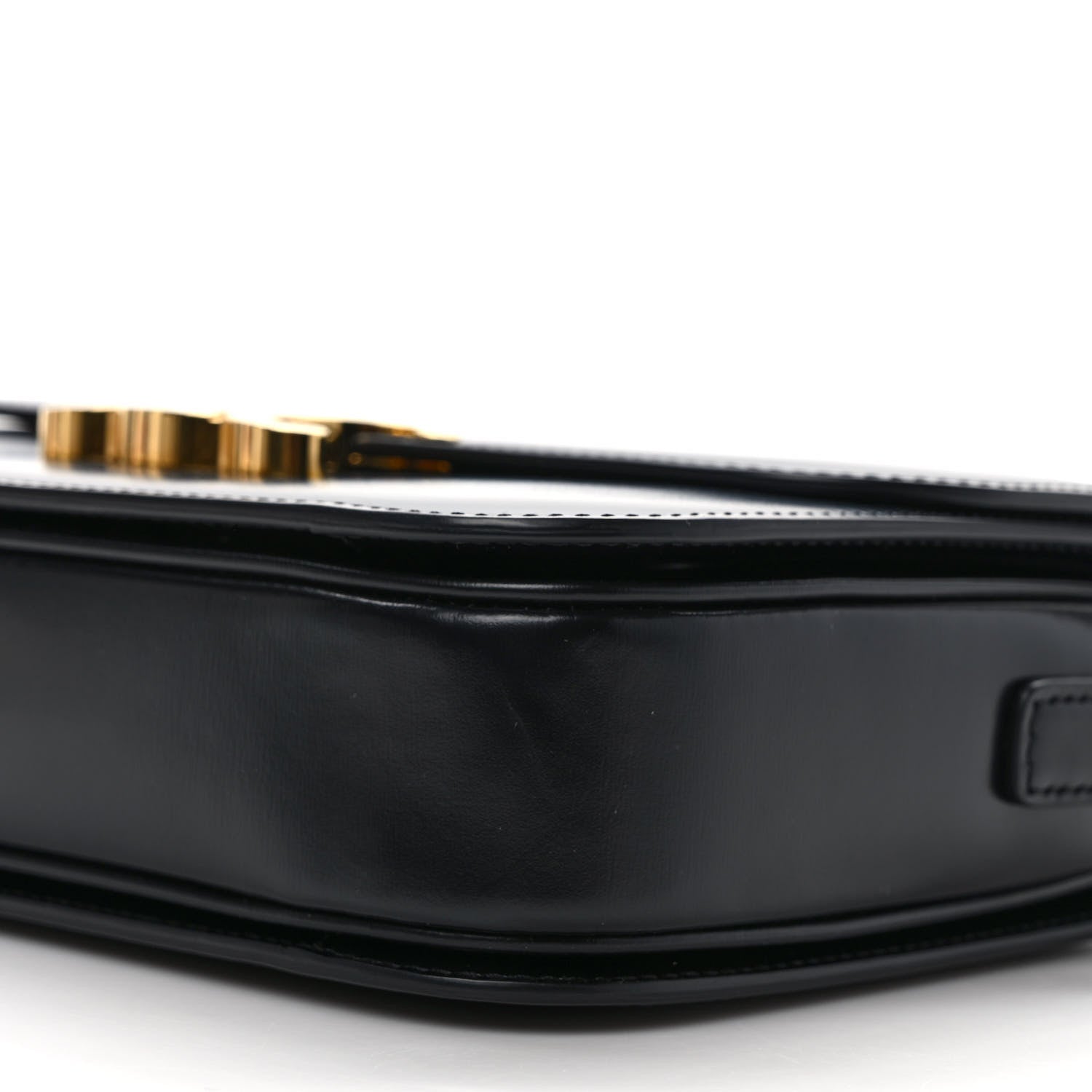 Celine Shiny Calfskin Medium Triomphe Black 8 of 8