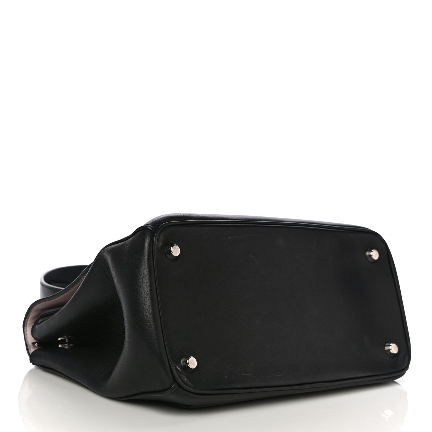 Smooth Calfskin Be Dior Flap Black
