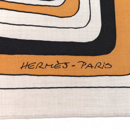 Hermes Cashmere Silk Pegase Paysage Shawl 140 2 of 4