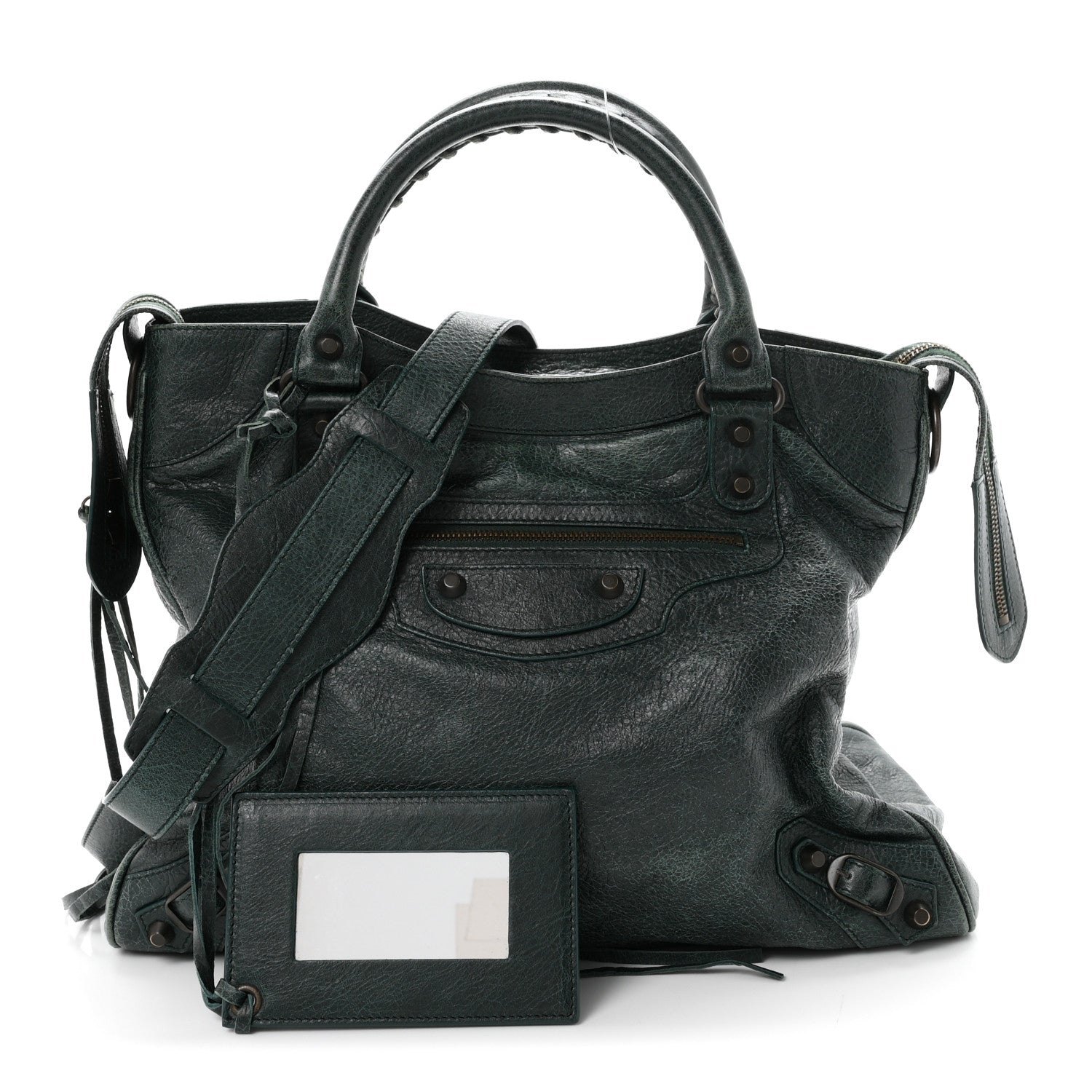 Balenciaga Agneau Classic Hardware Velo Poker Fonce 3 of 11