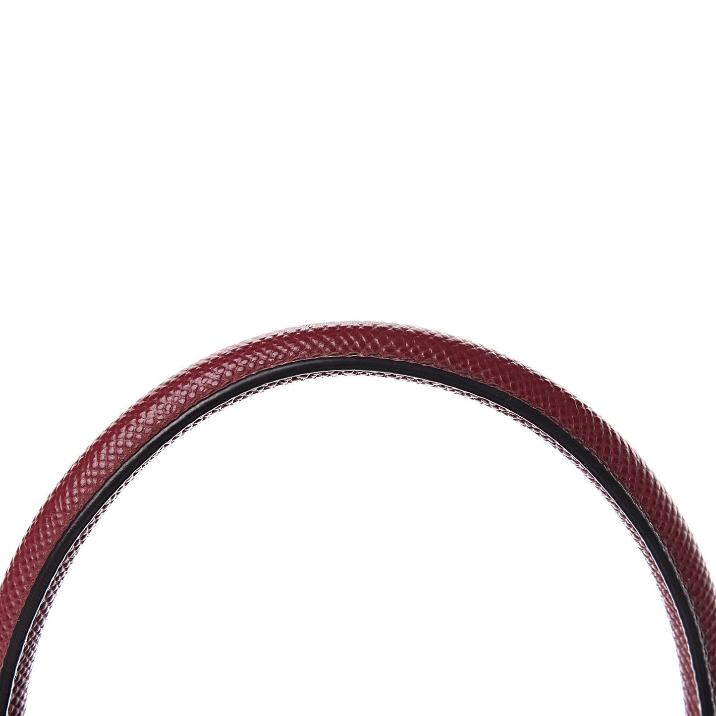 Saffiano Cuir Small Twin Tote Cherry