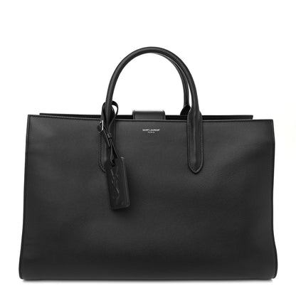 Saint Laurent Calfskin Large Jane Tote Black 1 of 10
