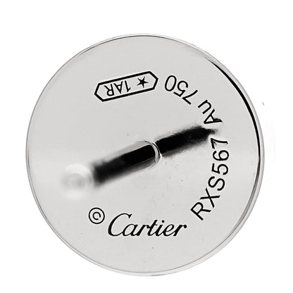 Cartier 18K White Gold LOVE Earrings 4 of 5